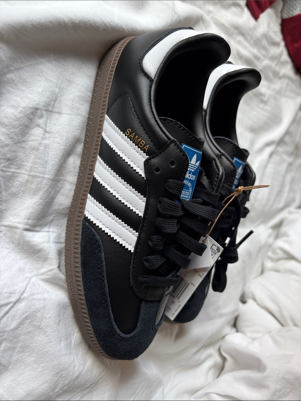 adidas Samba Men's Sneakers Black with White Stripes